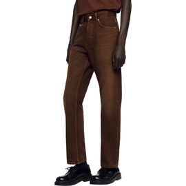 SANDRO SANDRO Regular washed-effect jeans