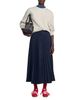 Sandro Sandro Reine Pleated Button Front Skirt - 2