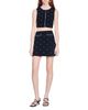 Sandro Sandro Rhinestone Embroidered Skirt - 2