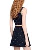 Sandro Sandro Rhinestone Embroidered Skirt - 3