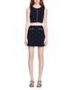 Sandro Sandro Rhinestone Embroidered Skirt - 5