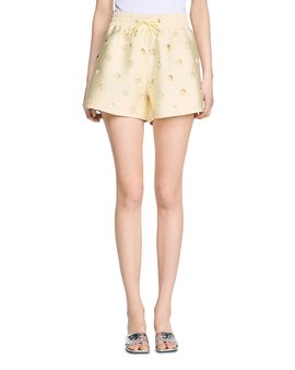 Sandro Sandro Rhinestone Shorts With Lace