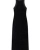 SANDRO SANDRO Rhinestone Velvet Maxi Dress - 5
