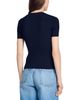 Sandro Sandro Ribbed Short Sleeve Sweater - 3