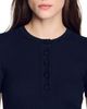 Sandro Sandro Ribbed Short Sleeve Sweater - 4