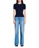 Sandro Sandro Ribbed Short Sleeve Sweater - 5