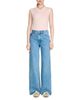 Sandro Sandro Samuel High Rise Wide Leg Jeans in Blue Jean - 5