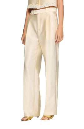 SANDRO SANDRO Satin-effect trousers