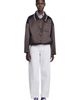 SANDRO SANDRO Satin-look Jacket With Polo Collar - 1