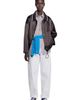 SANDRO SANDRO Satin-look Jacket With Polo Collar - 5