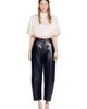 SANDRO SANDRO Satin cape-effect crop top - 3