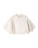 SANDRO SANDRO Satin cape-effect crop top - 5