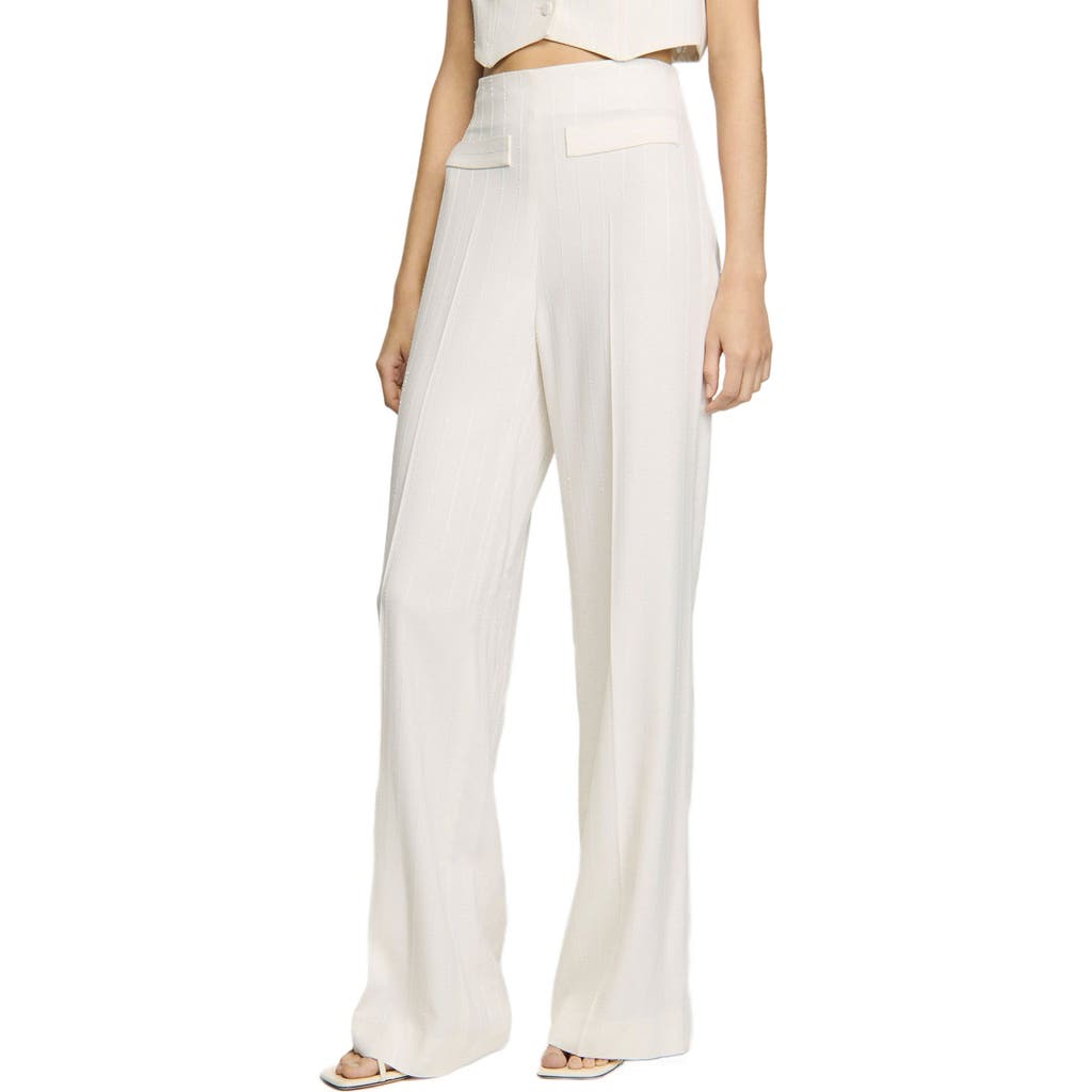 SANDRO SANDRO Sequin suit trousers
