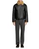 Sandro Sandro Shearling Leather Blouson Jacket - 3