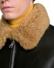 Sandro Sandro Shearling Leather Blouson Jacket - 5