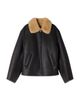 Sandro Sandro Shearling Leather Blouson Jacket - 6