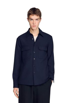 SANDRO SANDRO Shirt with patch pockets