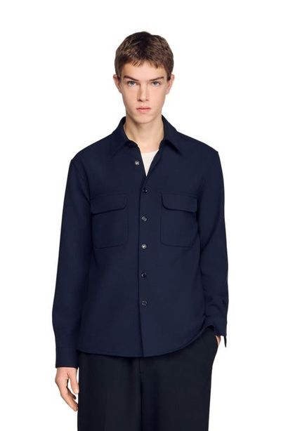 SANDRO SANDRO Shirt with patch pockets