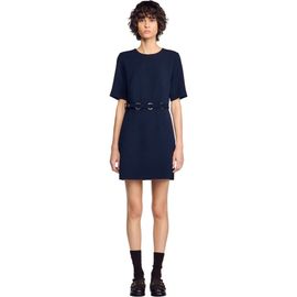 SANDRO SANDRO Short dress with ring belt