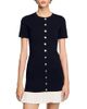 Sandro Sandro Short Knit Dress with Ruffle - 1