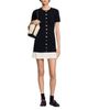 Sandro Sandro Short Knit Dress with Ruffle - 2