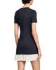 Sandro Sandro Short Knit Dress with Ruffle - 3