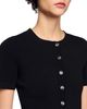 Sandro Sandro Short Knit Dress with Ruffle - 4