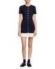 Sandro Sandro Short Knit Dress with Ruffle - 5