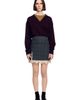 SANDRO SANDRO Short Skirt With Lace Panel - 1