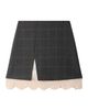 SANDRO SANDRO Short Skirt With Lace Panel - 5