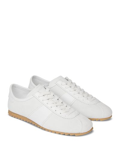 Sandro Sandro Soft Runner Split Leather Sneakers