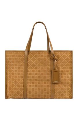 SANDRO SANDRO Split leather shopping bag
