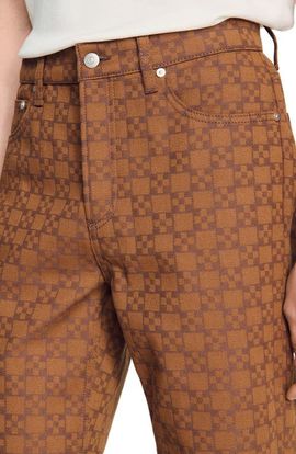SANDRO SANDRO Square Cross motif jeans