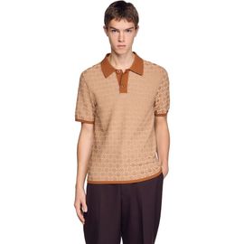 SANDRO SANDRO Square Cross polo shirt