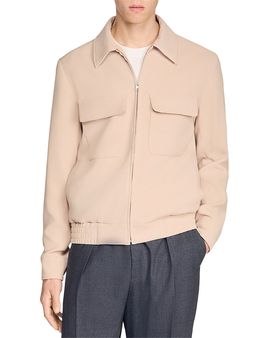 Sandro Sandro SS26 New Fifties Waffle Effect Zip Up Jacket