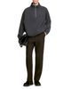 Sandro Sandro Stand Collar Half Zip Fleece Sweatshirt - 3
