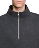 Sandro Sandro Stand Collar Half Zip Fleece Sweatshirt - 5