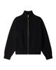 SANDRO SANDRO Standing Collar Strass Cardigan - 5