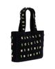 Sandro Sandro Stone Embellished Knit Top Handle Bag - 4