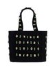 Sandro Sandro Stone Embellished Knit Top Handle Bag - 5