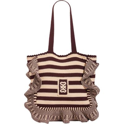 SANDRO SANDRO Striped crochet bag
