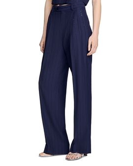 Sandro Sandro Striped Sequin Pants
