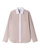 SANDRO SANDRO Striped Shirt With Contrast Collar - 5