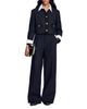 Sandro Sandro Striped Wide Leg Pants - 2