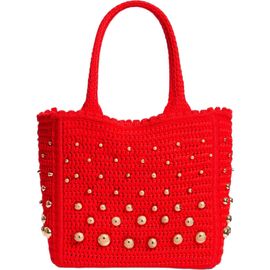 SANDRO SANDRO Studded crochet bag