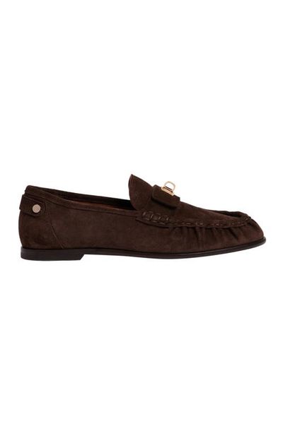 SANDRO SANDRO Suede loafers with clasp