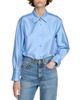 Sandro Sandro Suzanne Embellished Trim Satin Shirt - 1