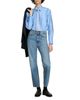 Sandro Sandro Suzanne Embellished Trim Satin Shirt - 2