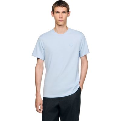 SANDRO SANDRO T-shirt with heart patch