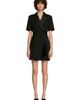 SANDRO SANDRO Tailored Collar Wraparound Dress - 1